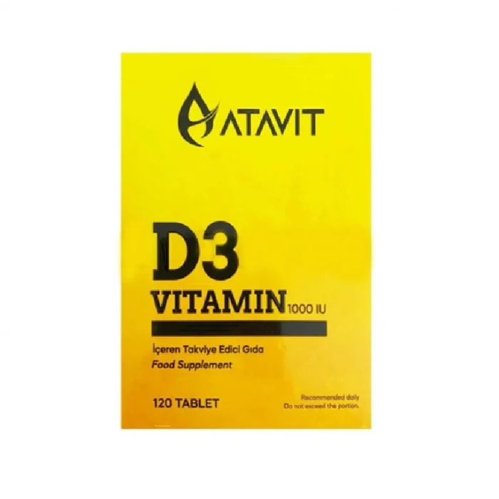 Atavit D3 Vitamin 1000 IU 120 Tablet
