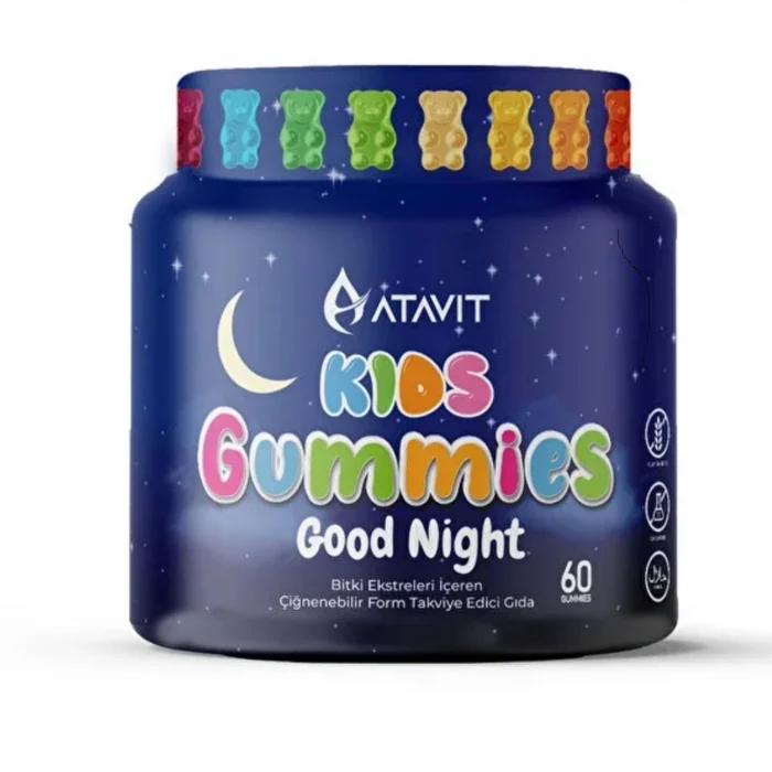 Atavit Gummies Rezene Melisa Valerian Lavanta KIDS 60 Çiğnenebilir Form - Aromalı