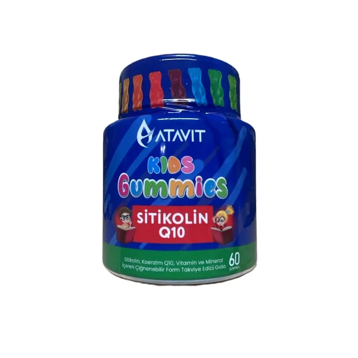 Atavit Kids Sitikolin Koenzim Gummies 60 adet