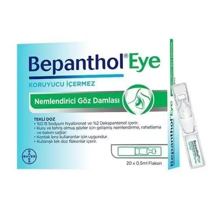 Bepanthol Eye Göz Damlası 0,5 ml 20 Flakon