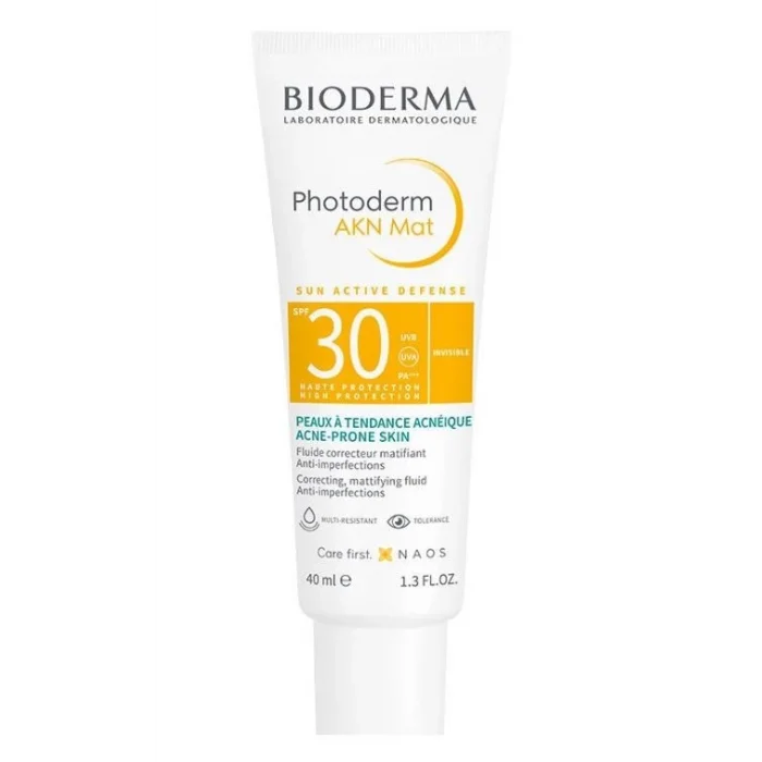 Bioderma Photoderm AKN Mat 40 ml Spf30+ Normal ve Kuru Ciltler İçin Güneş Kremi
