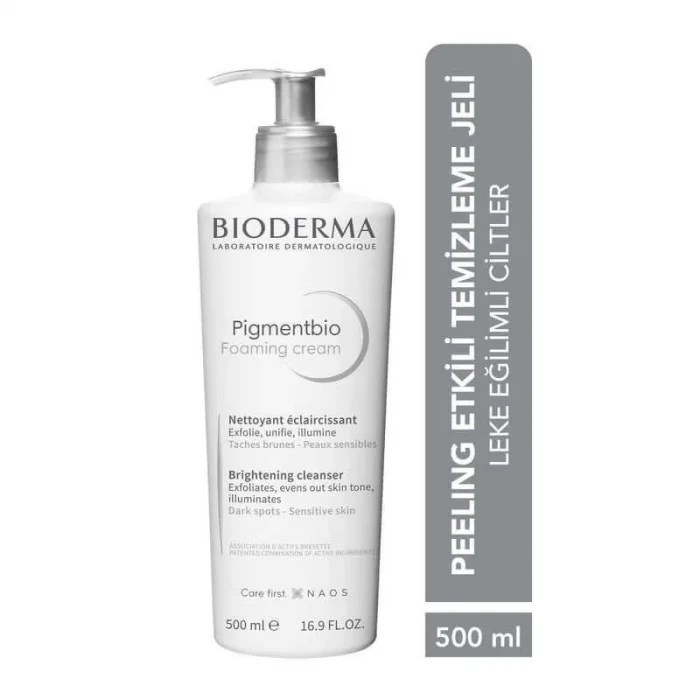 Bioderma Pigmentbio Foaming Cream Peeling Etkili 500 ml Yüz Yıkama Jeli