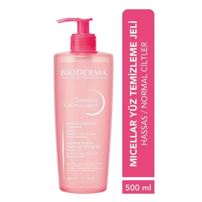 Bioderma 500 ml Sensibio Gel Moussant Foaming Gel