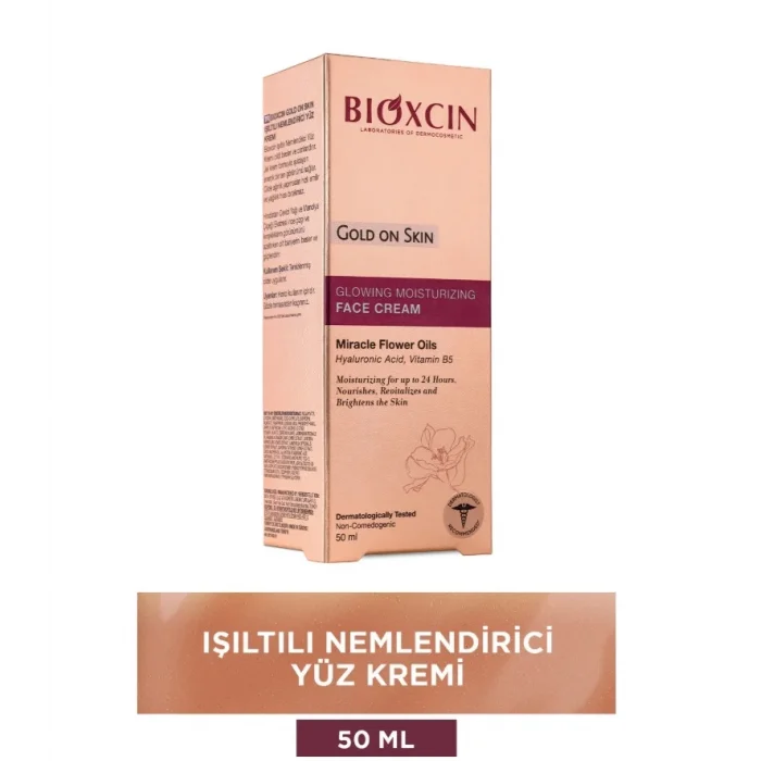 Bioxcin Gold On Skin Işıltılı 50 ml Yüz Kremi Nemlendirici
