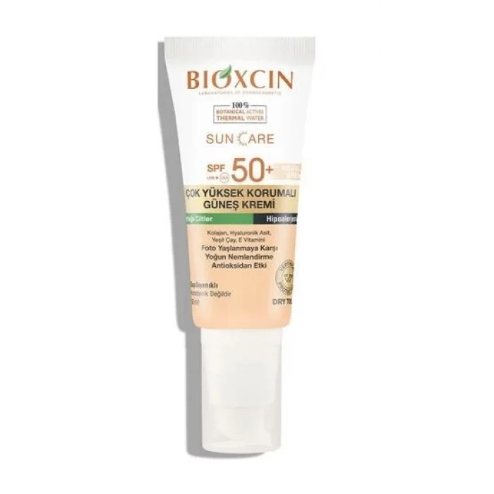 Bioxcin Sun Care Yağlı Ciltler için Hipoalerjenik Güneş Kremi SPF 50+ 50 ml - Renkli