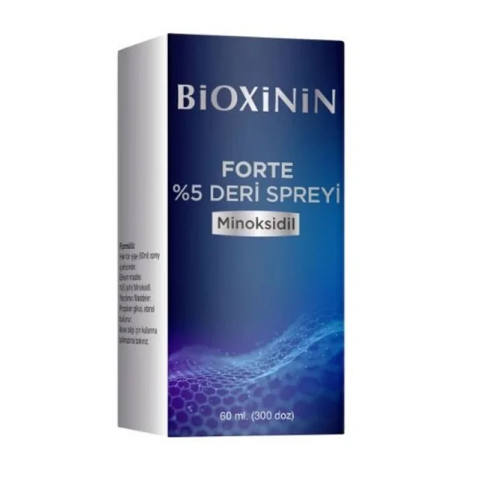 Bioxinin Forte %5 60 ml Deri Spreyi