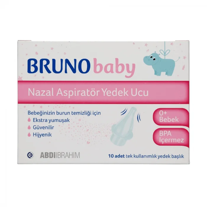Bruno Baby Nazal Aspiratör Yedek Uç 10 Adet - Abdi İbrahim