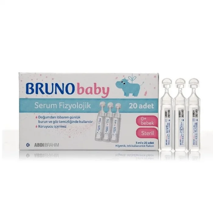 Bruno Baby Serum Fizyolojik Damla 5 ml x 20 Flakon