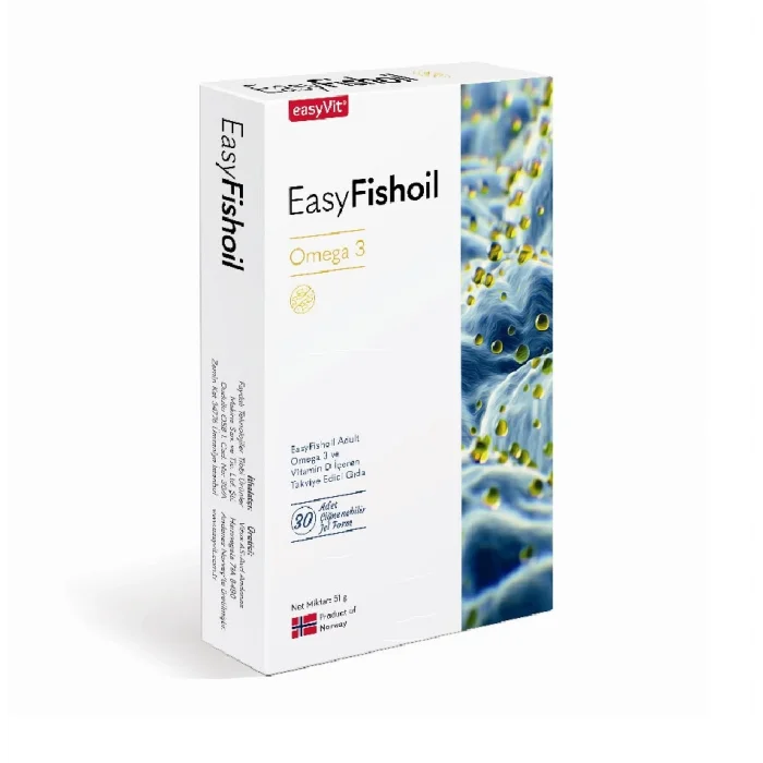 EasyFishoil Omega 3 Yetişkin 30 Çiğnenebilir Jel Tablet