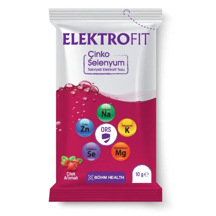 Elektrofıt Çinko Selenyum Takviyeli Elektrolit Tozu 8 Saşe