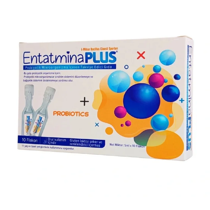Entatmina Plus Yetişkinler İçin Probiyotik 10 Flakon