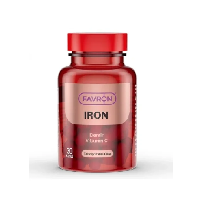 Favron Iron Takviye Edici Gıda 30 Kapsül