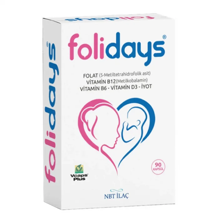Nbt İlaç Folidays 90 Kapsül