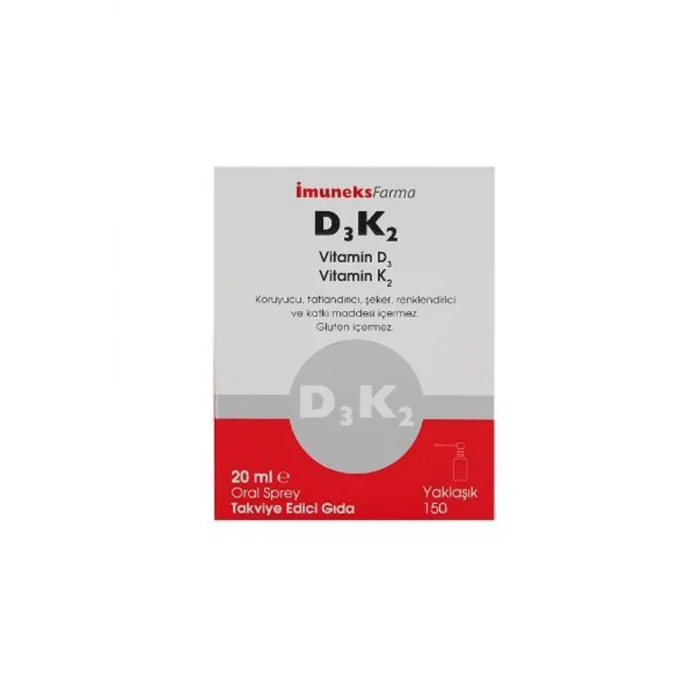 İmuneks D3 K2 Vitamin Sprey 20 ml