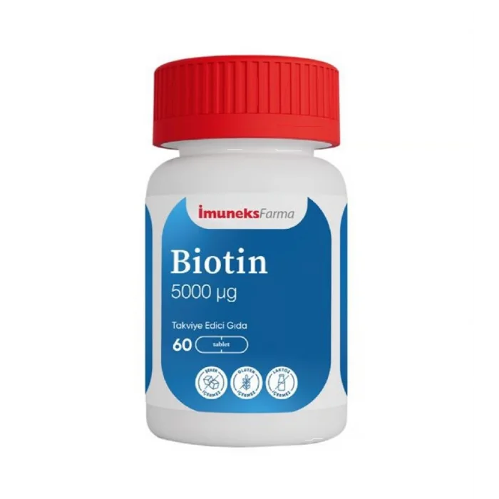İmuneks Farma Biotin 5000 mg 60 Tablet
