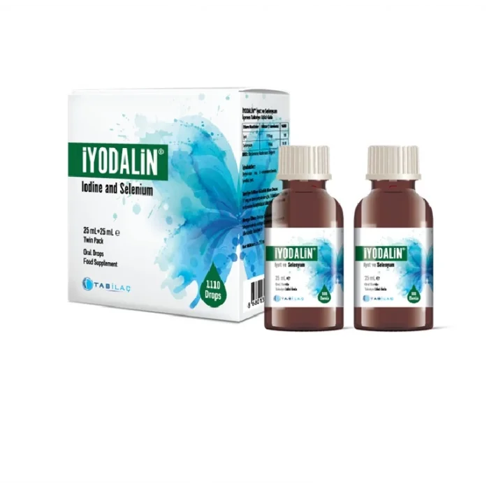 İyodalin İyot ve Selenyum Damla 25 + 25 ML İyot Damlası