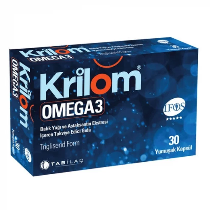 Krilom Omega 3 30 Yumuşak Kapsül