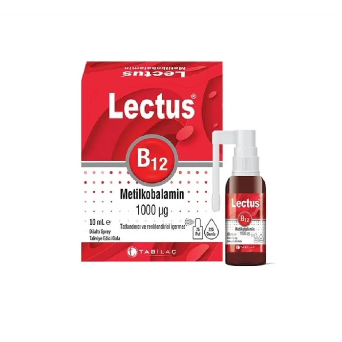 Lectus B12 Metilkobalamin 1000 mcg Sprey 10 ml