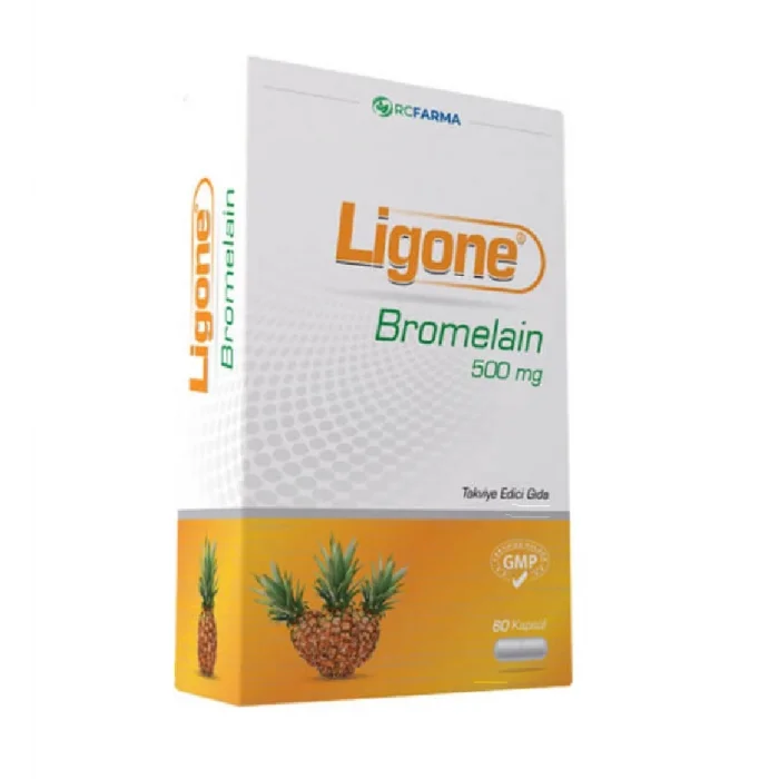 Ligone Bromelain 500 mg 60 Kapsül