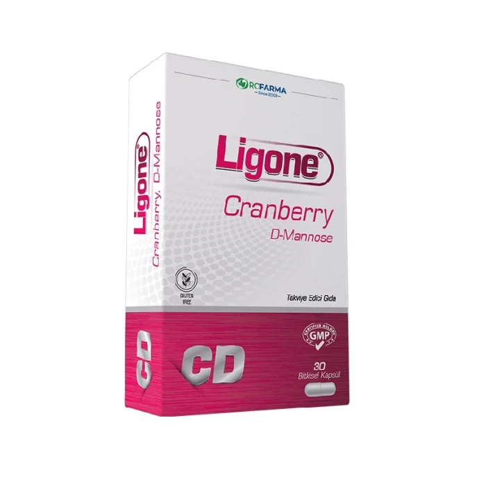 Ligone Cranberry, D-Mannose 30 Bitkisel Kapsül