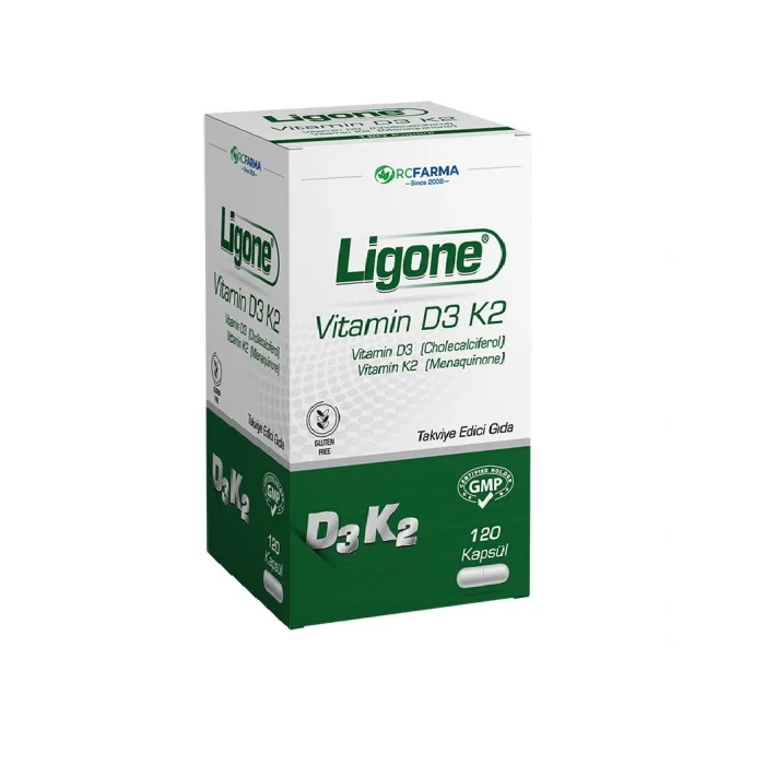 Ligone Vitamin D3 K2 120 Kapsül