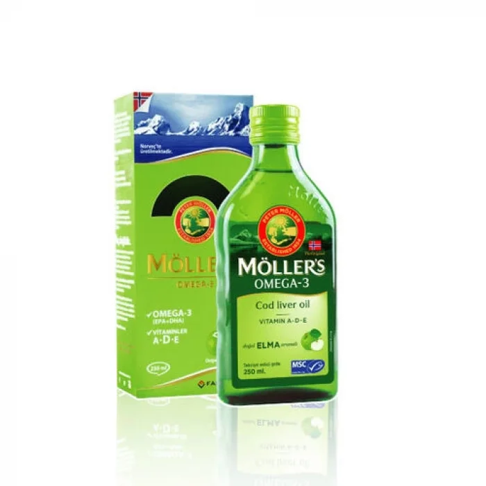Möllers Omega-3 Balık Yağı Elma Aromalı 250 Ml