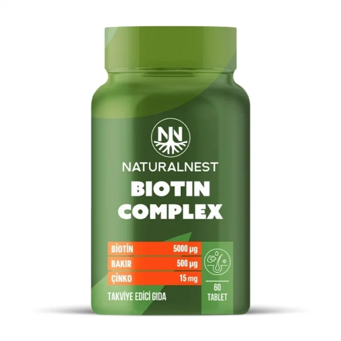 Naturalnest Biotin Complex Takviye Edici Gıda 60 Tablet