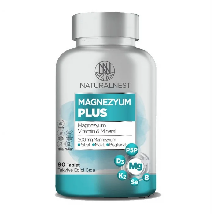 Naturalnest Magnezyum Plus 90 Tablet