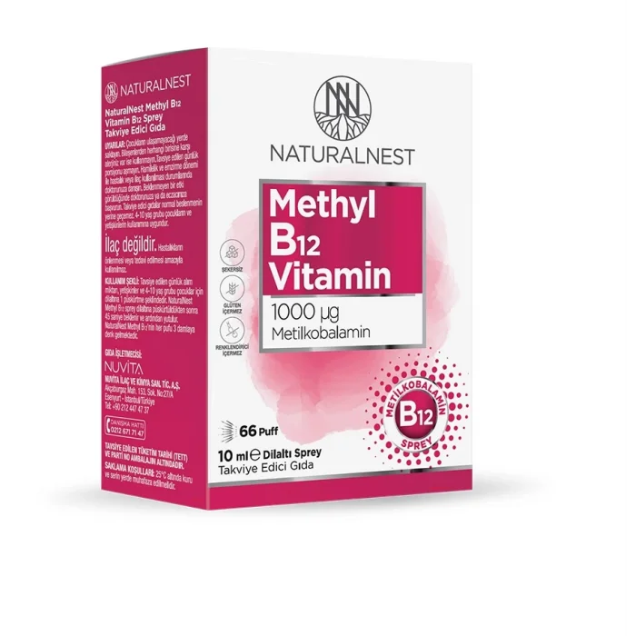 Naturalnest Methyl B12 1000 mcg 10 ml Sprey