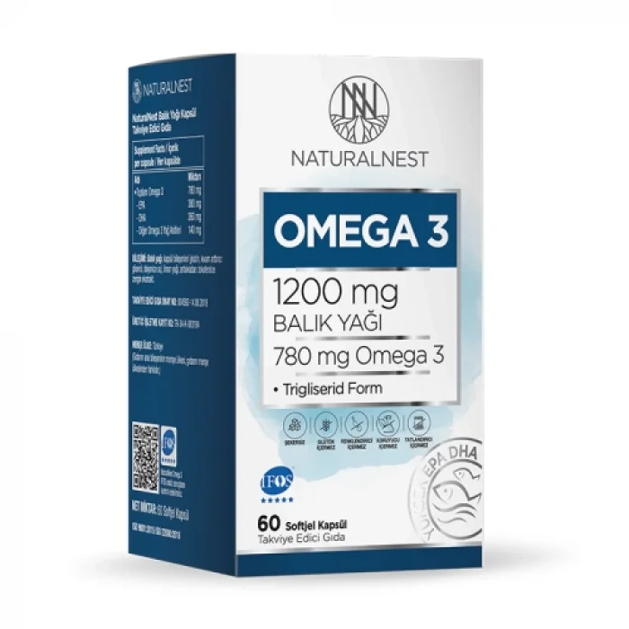 Naturalnest Omega 3 1200 Mg 60 Kapsül