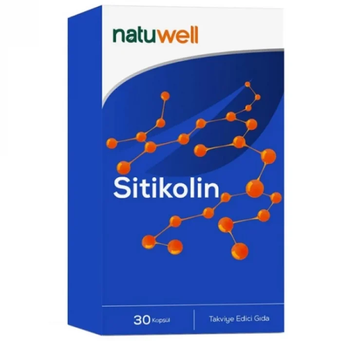Natuwell Sitikolin Takviye Edici Gıda 30 Kapsül