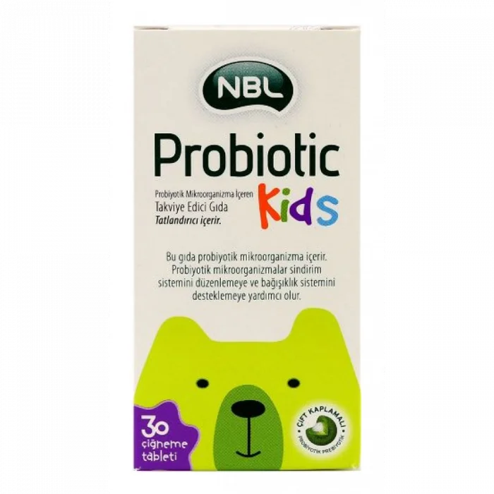 NBL Probiotic Kids 30 Çiğneme Tableti