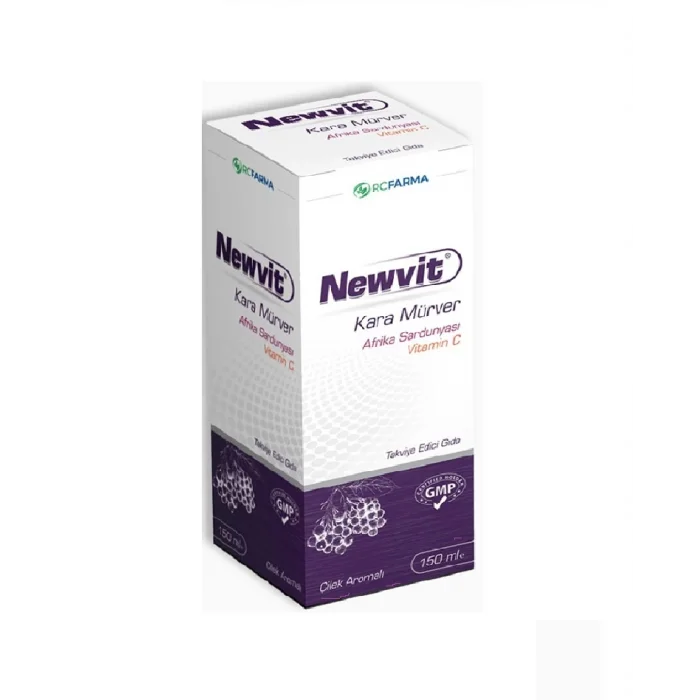 Newvit Kara Mürver Şurup 150 ML