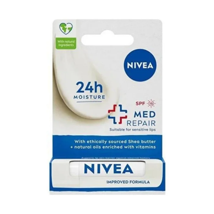 Nivea Dudak Bakım Kremi SPF 15 Med Repair 4,8 gr