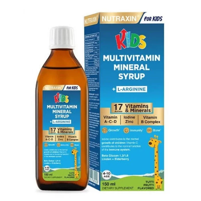 Nutraxin Kids Multivitamin Mineral 150 ml Şurup