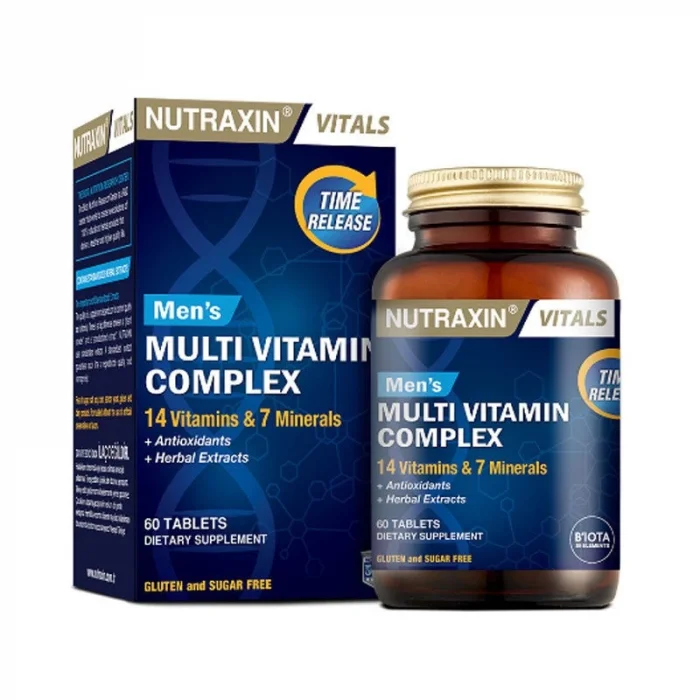 Nutraxin Mens Multi Vitamin Complex 60 Tablet