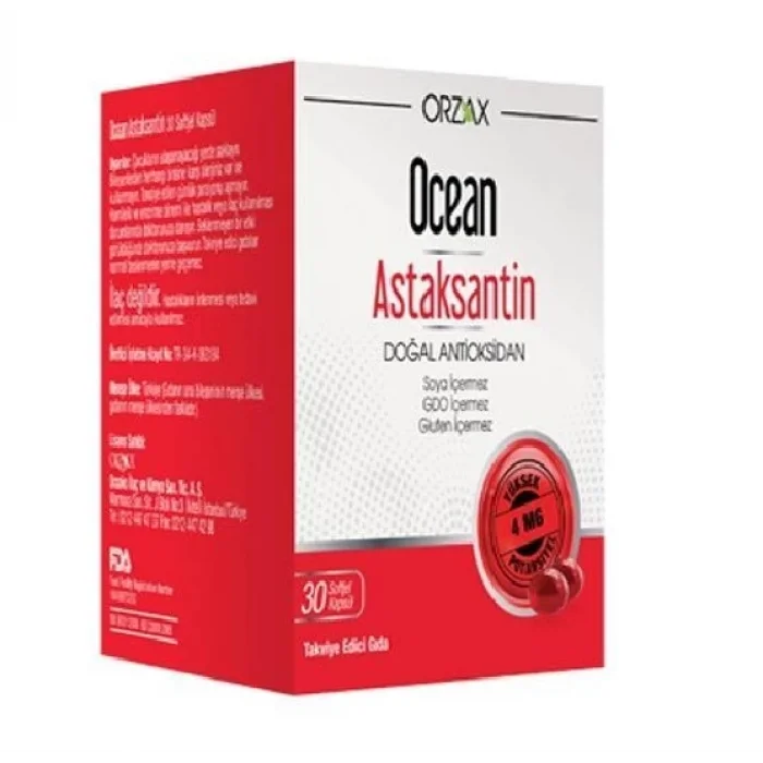Ocean Astaksantin 30 Softjel Kapsül