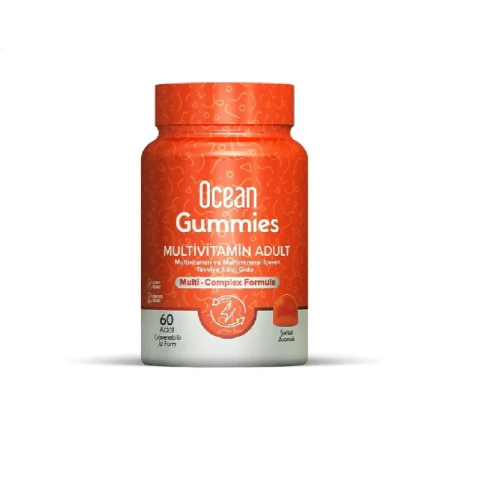 Ocean Gummies Multivitamin Adult 60 Çiğnenebilir Jel Form
