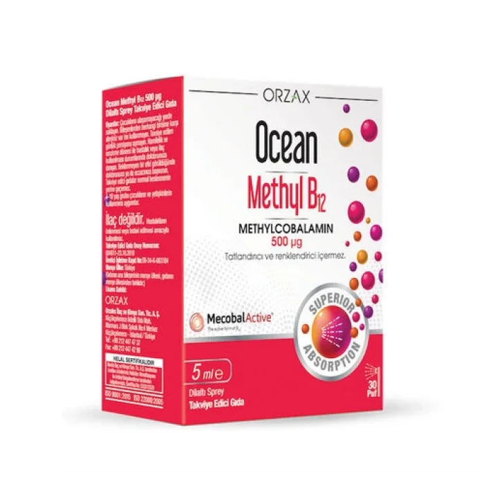 Ocean Methyl B12 Sprey 500 mcg 5 ml