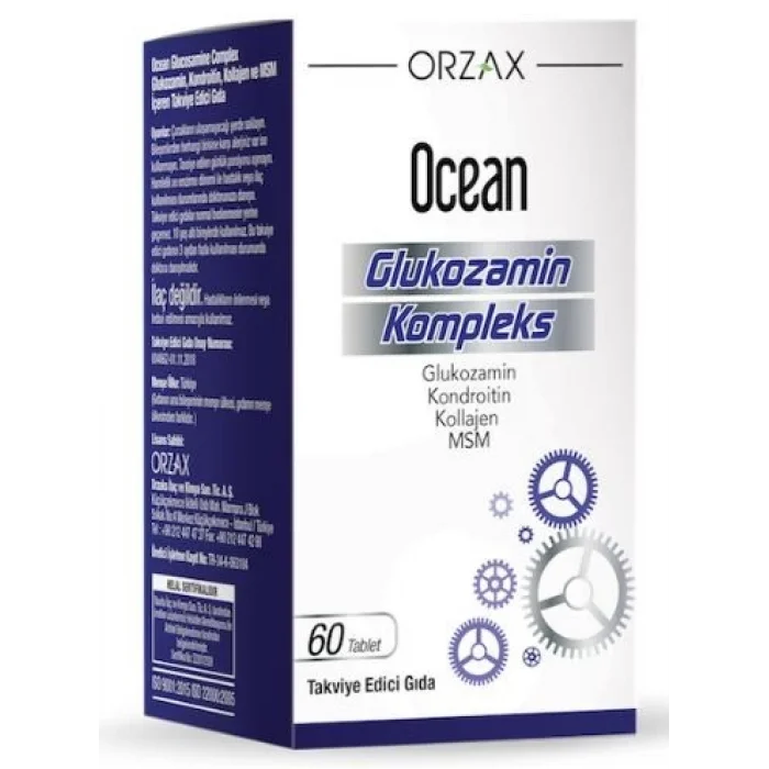 Orzax Ocean Glukozamin Kompleks 60 Tablet