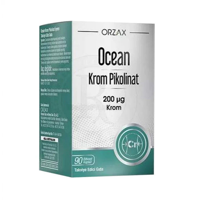 Orzax Ocean Krom Pikolinat 200 mcg 90 Kapsül