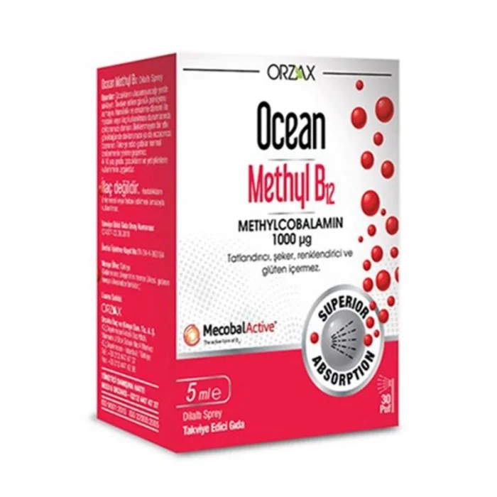 Ocean Methyl B12 1000 mcg 5 ml Sprey