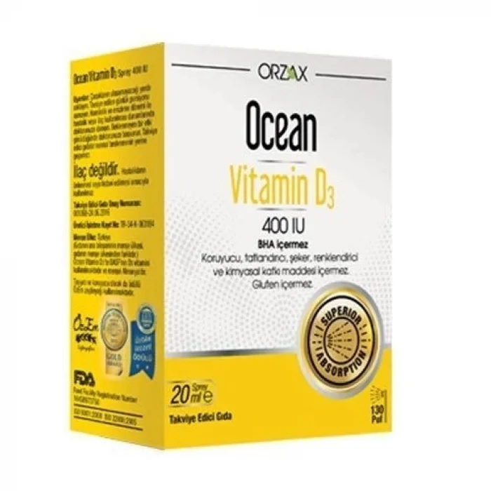 Ocean Vitamin D3 400 IU 20 ml Sprey