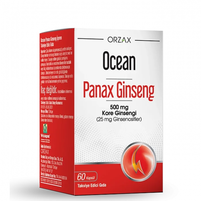 Orzax Ocean Panax Ginseng 60 Kapsül