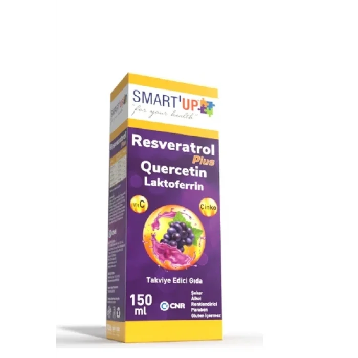 Smart Up Resveratrol Plus Quercetin Laktoferrin 150 ml Şurup