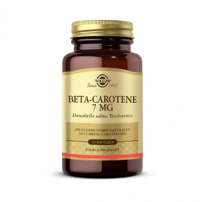Solgar Beta Carotene 7 mg 60 Kapsül