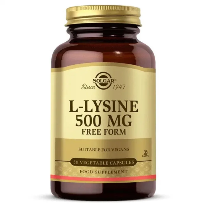 Solgar L-Lysine 500 mg 50 Kapsül