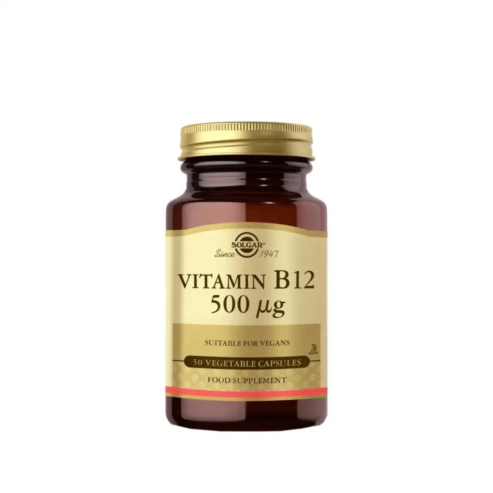 Solgar Vitamin B12 500 mcg 50 Vegetable Kapsül
