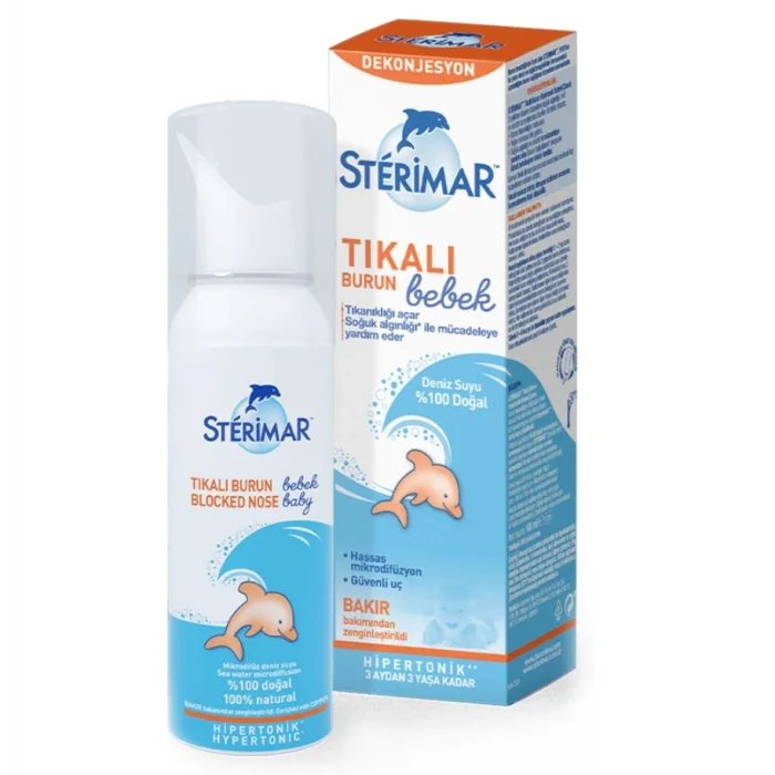 Sterimar Baby Tıkalı Burun Spreyi 50 ml