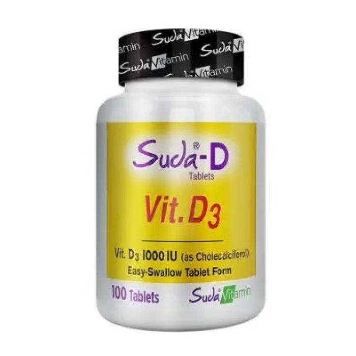 Suda-D Vitamin D3 1000 IU 100 Tablet